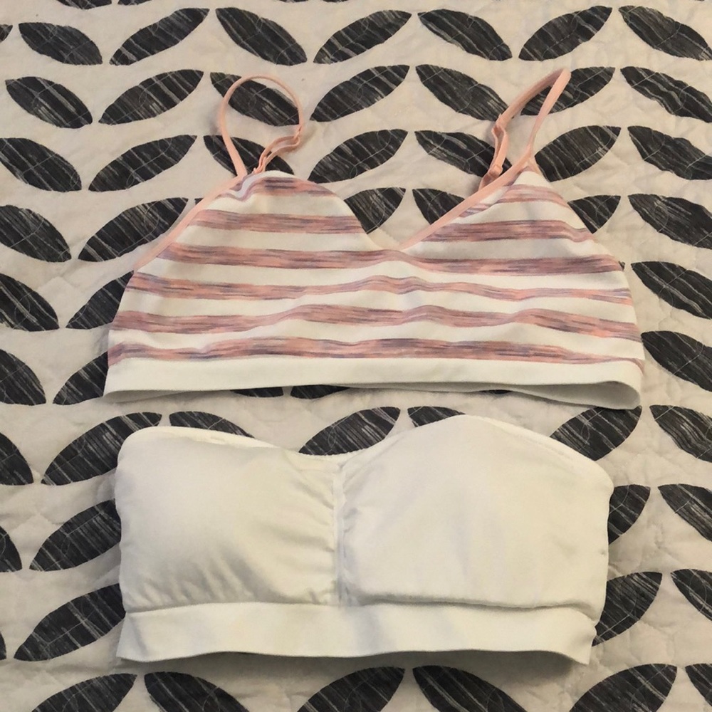 2 Justice Bras Junior Plus